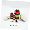 TINEASUR 7pcs Car Buffing Sponge Pads Set Polishing Buffing Pad Kit Sponge Wheel for Paint Sealing Detailing Car Polishing view 3