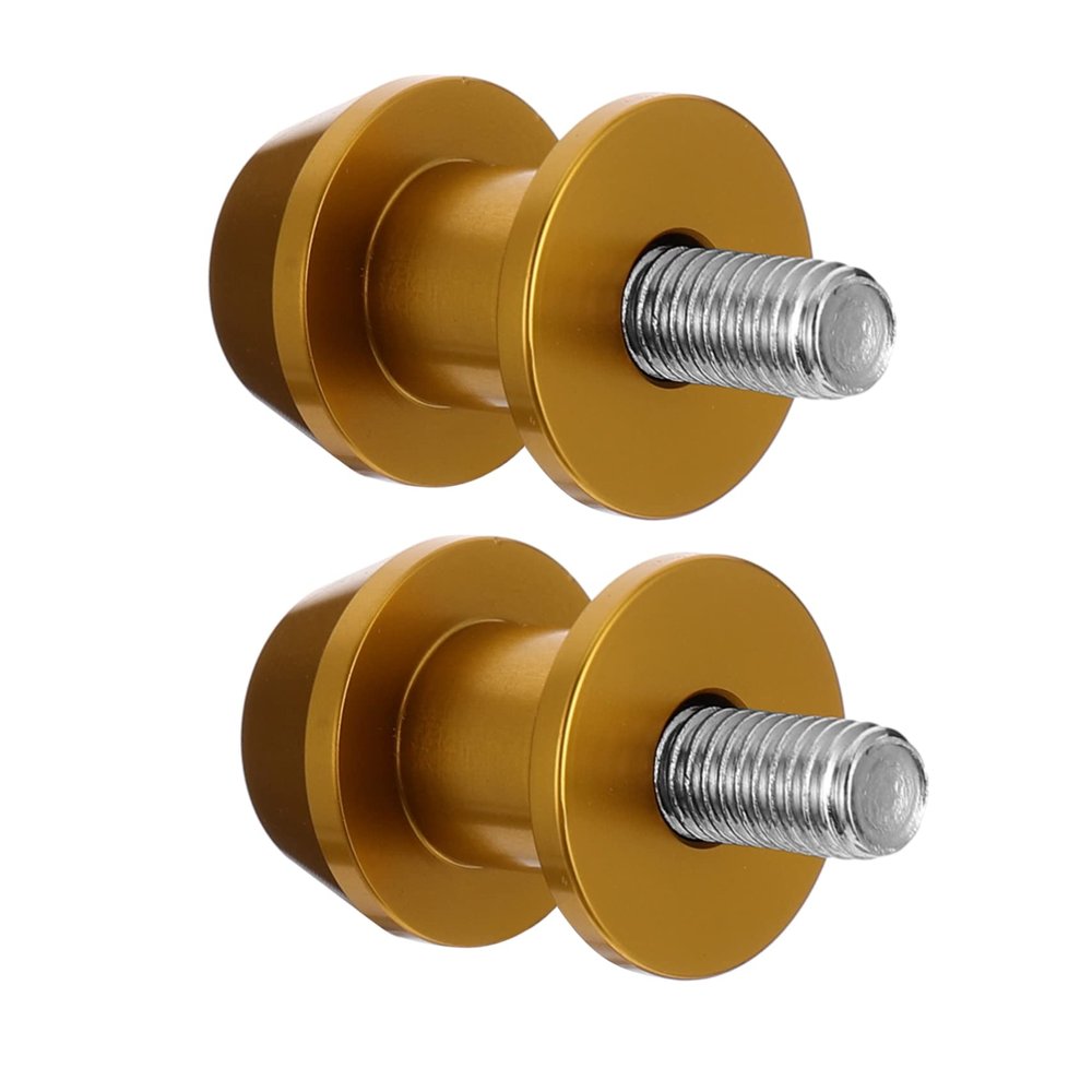 GARVALON 2pcs Aluminum Cnc Rear Lift Screws for Motorcycle Stand Lift Accessory