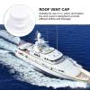CLISPEED Rv Vent Cover Rv Vent Cap Plumbing Tubing Cap Sewer Plumbing Replacement Cover for Roof Plastic White Pp view 3