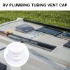 CLISPEED Rv Vent Cover Rv Vent Cap Plumbing Tubing Cap Sewer Plumbing Replacement Cover for Roof Plastic White Pp view 4