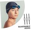 VANZACK 3pcs Elastic Silicone Goggle Straps Swim Goggle Accessories for Boys and Girls and Adults Removable Swimming Bands view 2