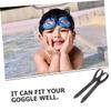 VANZACK 3pcs Elastic Silicone Goggle Straps Swim Goggle Accessories for Boys and Girls and Adults Removable Swimming Bands view 4