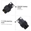 MUCKLILY 12v Way Round Connector for Rv Trailer Trailer Plug Adapter High-Temperature Resistance view 4