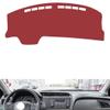 Leather Dash mat Dashboard Cover Compatible with Honda City 2015-2019dust-Proof,Sun Protection Dashboard Cover(red) view 1