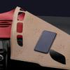 Leather Dash mat Dashboard Cover Compatible with Honda City 2015-2019dust-Proof,Sun Protection Dashboard Cover(red) view 4