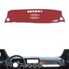 Leather Dash Board Cover mat Compatible with Mercedes GLB X247 (NO HUD) 2020-2026Sun Protection Dashboard CoverCar Interior red view 1