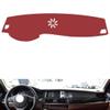 Leather Dash Board Cover mat Compatible with BMW 5 Series 2011-2017Anti-Slip,Sun Protection Dashboard Cover-red view 1
