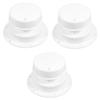 ULTECHNOVO 3pcs Rv Vent Cap Replacement Camper Roof Vent Cover for and Elimination Easy Installation Stylish Design for Trailers and Rvs view 1