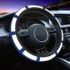 Finland Finnish Flag Car Steering Wheel Cover Soft Elasticity Universal 15 Inch Car Accessories Steering Wheel Protector for Women Men view 4
