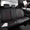 Car Seat Cover Full Set Leather Waterproof, for Dacia Sandero Stepway 2020-2024, Universal Breathable 5-Seat Car Seat Covers All Weather to Fit Most Cars(White) view 3