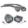 ROBAUN 1 Set 8 Pin 6189-0134 6918-0332 6181-0075 6918-0333 HW 090 Series Male Female Waterproof Connector Socket(Male 20cm Wires) view 2