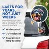 (2 Pack) Rottweiler Dog Breed Stickers - 5 Inches On Longest Side - Choose from Over 100 Dog Breeds - for Cars, Trucks, Skateboards, Laptops - Made in USA - BMCS1935 view 3