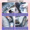 GORHLady Tire Chains 2pcs Snow Chains Snow Chains for Car Tires Tire Chains for Trucks Snow Socks for Tires Tire Chains for Cars Snow Chains for SUV 2pcs 205/55R19 view 4