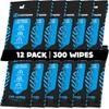Fortress Car Interior Wipes (25 ct, Pack of 12) for Car Interior Cleaning, Dashboard, Seats, Detailing, and Steering Wheel [Travel Size] Skin-Safe Car Interior Cleaner Supplies view 1