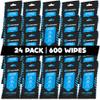 Fortress Car Interior Wipes (25 ct, Pack of 24) for Car Interior Cleaning, Dashboard, Seats, Detailing, and Steering Wheel [Travel Size] Skin-Safe Car Interior Cleaner Supplies view 1