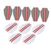 GRIRIW 10pairs Car Rear View Mirror Rain Guards Side Mirror Eyebrow Covers with Sun Protection Easy Stick Installation Includes Black Transparent Options view 1