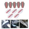 GRIRIW 10pairs Car Rear View Mirror Rain Guards Side Mirror Eyebrow Covers with Sun Protection Easy Stick Installation Includes Black Transparent Options view 2