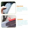 GRIRIW 10pairs Car Rear View Mirror Rain Guards Side Mirror Eyebrow Covers with Sun Protection Easy Stick Installation Includes Black Transparent Options view 4