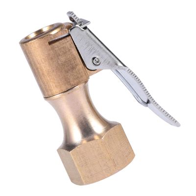 Copper Locking Air Chuck Adapter for Tire Inflation Compressor
