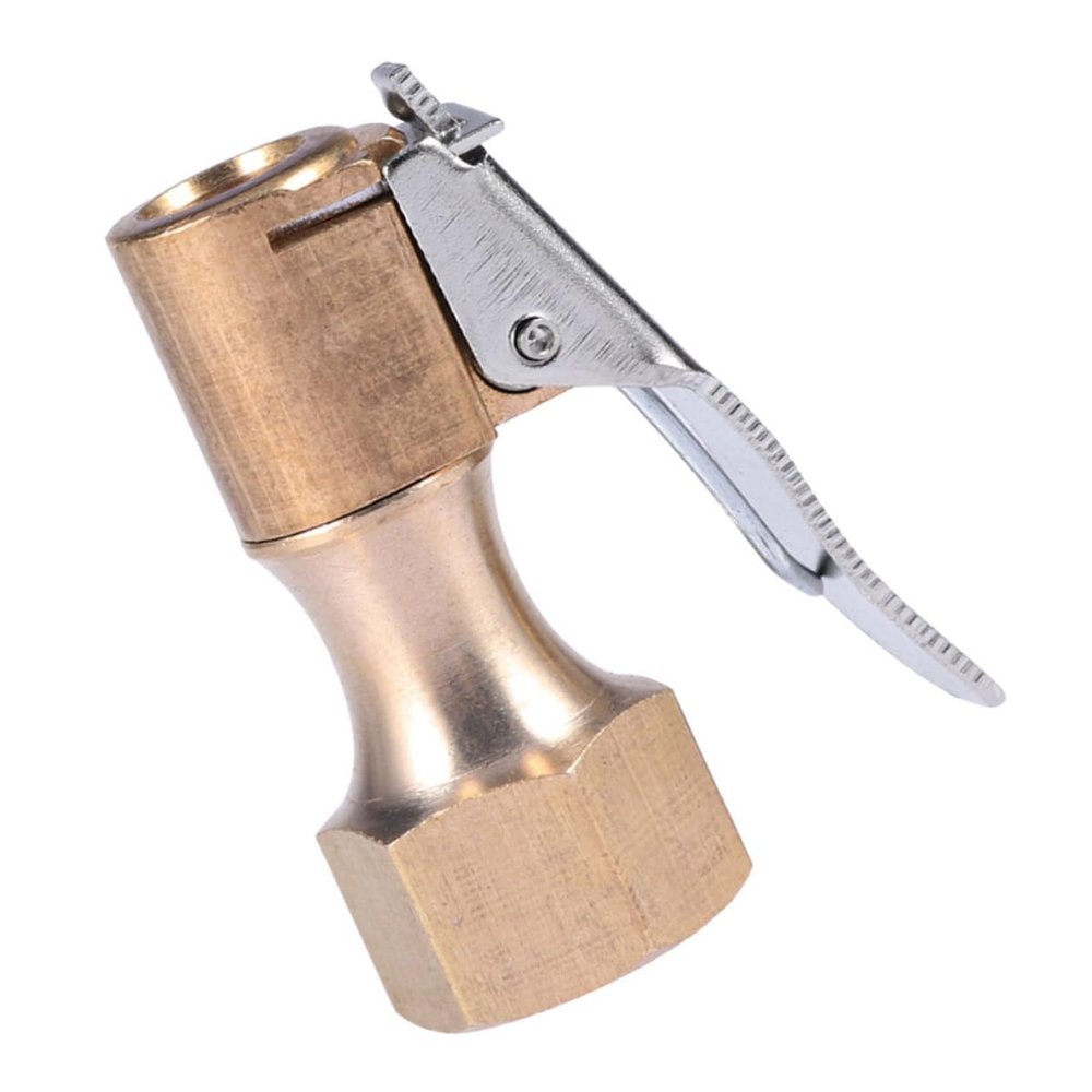 Copper Locking Air Chuck Adapter for Tire Inflation Compressor