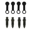 CHILDWEET 4sets Motorcycle Brake Screw Bleeder Screw Cap Caliper Bleed Caliper Bleed Bolt Dust Cap Oil Drain view 1