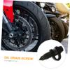 CHILDWEET 4sets Motorcycle Brake Screw Bleeder Screw Cap Caliper Bleed Caliper Bleed Bolt Dust Cap Oil Drain view 3