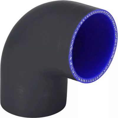 90 Degree 4 Ply Silicone Reducer Hose/Intake/Intercooler Pipe Coupler T Clamps (2.5"(63mm) - 3"(76mm) - PIPE ONLY)