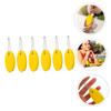 OSOLADY 6pcs Creative Floating Keychain Lightweight Oval Key Ring for Water Sports Fishing Boating Surfing Random Colors Eco-friendly Pu and Eva Material view 2