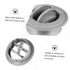ULTECHNOVO Air Vent Extender for Home Round Vent Cover Kit for Floor Abs Plastic Easy Install Grey view 3