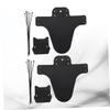 WOONEKY Bike Mud Flaps Cycling Dovetail Protect Fork Lightweight Easy Assembly view 4