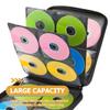 MERRYHAPY Cd Storage Bag Zipper Closure Portable Holder for Discs Lightweight Media Organizer Handle for Home Use and Travel view 3