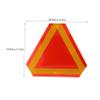 2 Pcs Slow Moving Vehicle Sign Aluminum Triangle Reflector Board view 4