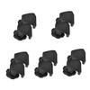 INOOMP 5pairs Helmet Visor Clips Durable Fasteners for Football Visors Secure Fit Essential Accessories for American Football Players High-Strength Construction view 1