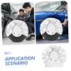 PartyKindom 4pcs Spare Tire for Rvs Trailers Weatherproof Wheel Protectors Coated Cloth Shield Against Sunlight Elements Essential Camping Accessories for Travel Trailers view 3