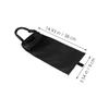PartyKindom 2pcs Hanging Car Trash Bag Multi-functional Vehicle Organizer for Umbrellas and Essentials Durable Stylish Black Design view 2