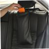 PartyKindom 2pcs Hanging Car Trash Bag Multi-functional Vehicle Organizer for Umbrellas and Essentials Durable Stylish Black Design view 4