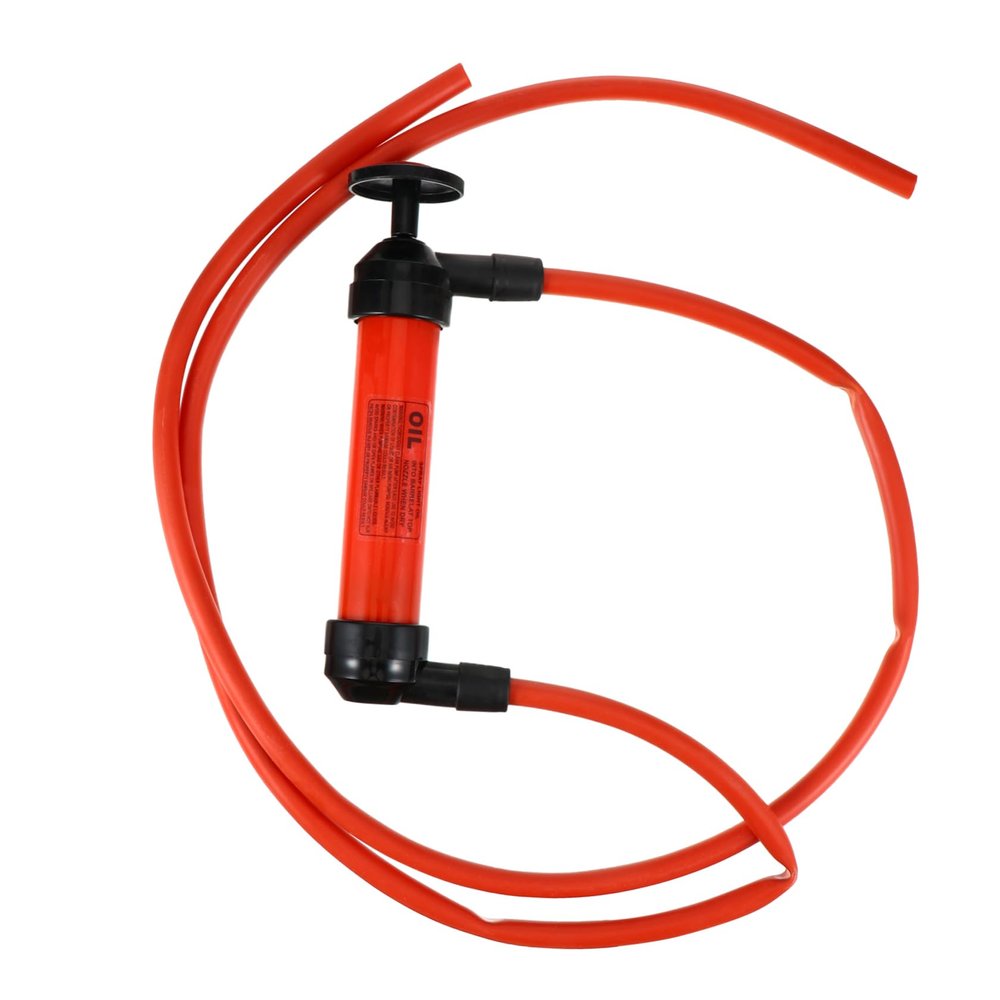 OSOLADY 1set Automobile Oil Pump Manual Fuel Transfer Siphon One-way Valve Easy Operation for Light Oils and Mild Acids Car Accessory for Efficient Fluid Dispensing