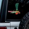 (4.8'' x 1.3'', Hologram) Durable and Waterproof of Honk 4 Forehead Kisses Funny Prank Sticker Decal for Laptops, Water Bottles, Cars, Trucks, Wall Ideal Gift view 1