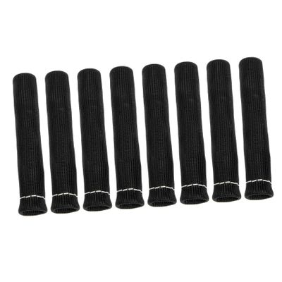 BUGUUYO 8pcs Spark Plug Wire Heat Shield Tube Reflective Insulation Heat for Auto Parts