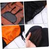OSOLADY 8pcs Car Seat Covers Set Durable Breathable Mesh Protector Seater Vehicles Easy Installation Stylish Orange Design view 4