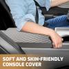JHGFVC Center Console Cover for Ford F150 2015-2024 and F250 F350 F450 F550 2017-2024 with 40/20/40 Jump Seat Accessories, Leather Armrest Cover Pad Protection Seat Arm Rest Box Lid Accessories view 2