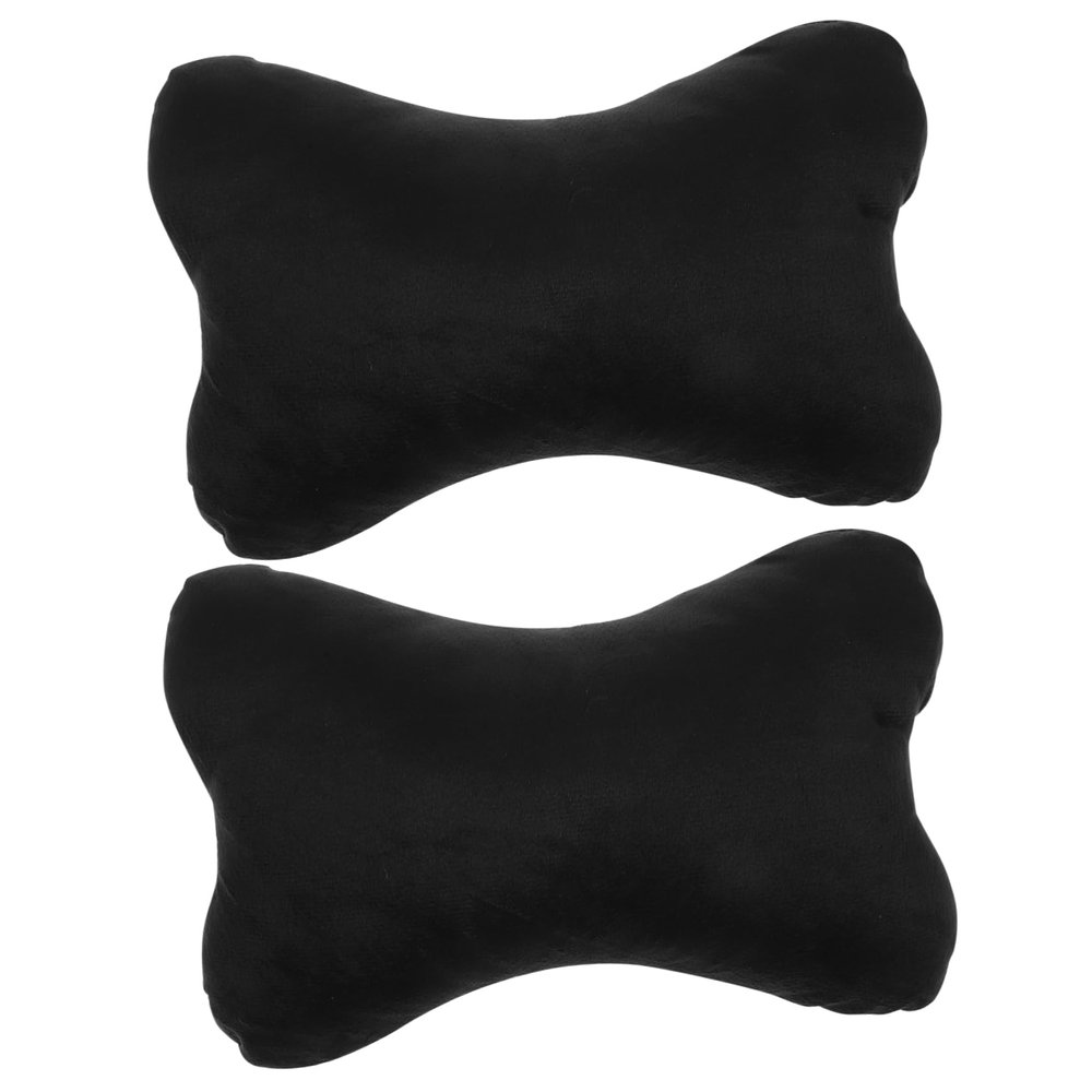 FUNOMOCYA 2pcs Ergonomic Car Neck Pillows Comfortable Headrest Pads for Neck Support Breathable Design for Driving Compatible All Car Models Stylish