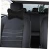 FUNOMOCYA 2pcs Ergonomic Car Neck Pillows Comfortable Headrest Pads for Neck Support Breathable Design for Driving Compatible All Car Models Stylish view 3