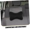 FUNOMOCYA 2pcs Ergonomic Car Neck Pillows Comfortable Headrest Pads for Neck Support Breathable Design for Driving Compatible All Car Models Stylish view 4