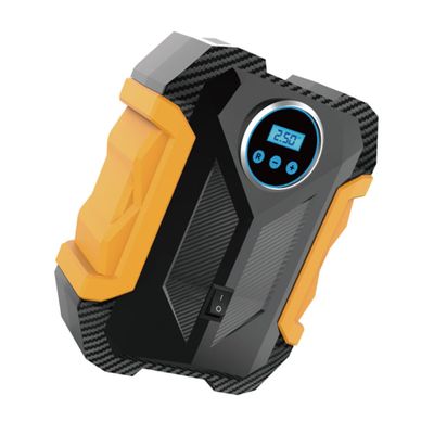 ULTECHNOVO Portable Tire Inflator Air Pump with Digital Pressure Gauge Compact Electric Compressor for Car Bicycle and Sports Balls Convenient Handheld Design