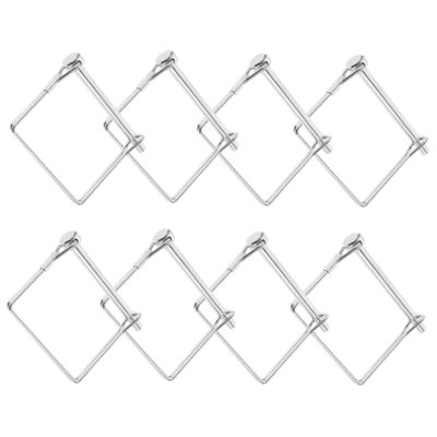 TOPPERFUN 8pcs Heavy Duty Trailer Coupler Galvanized Safety Locking Pin for Secure Towing and Enhanced Trailer Stability Easy Installation and Performance