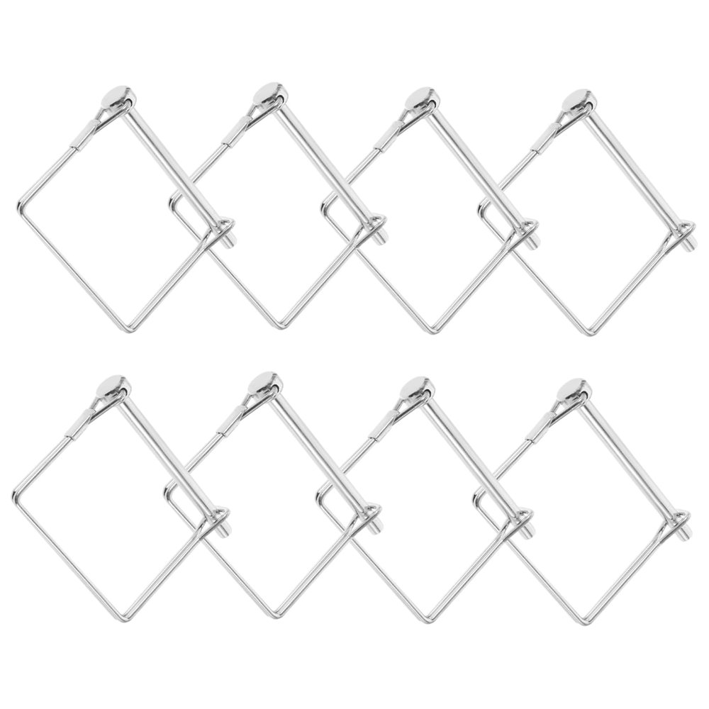 TOPPERFUN 8pcs Heavy Duty Trailer Coupler Galvanized Safety Locking Pin for Secure Towing and Enhanced Trailer Stability Easy Installation and Performance