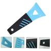 MUCKLILY 2pcs Mini Plastic Snow Shovel and Ice Scraper for Lightweight Frost Removal Tool for Windshield Roof and Windows Weather Use Random view 3