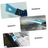 MUCKLILY 2pcs Mini Plastic Snow Shovel and Ice Scraper for Lightweight Frost Removal Tool for Windshield Roof and Windows Weather Use Random view 4