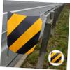 ROMISBABA Driveway Markers Decals for Trucks Emergency Road Safety Triangles Dot Approved Reflective Sticker view 3